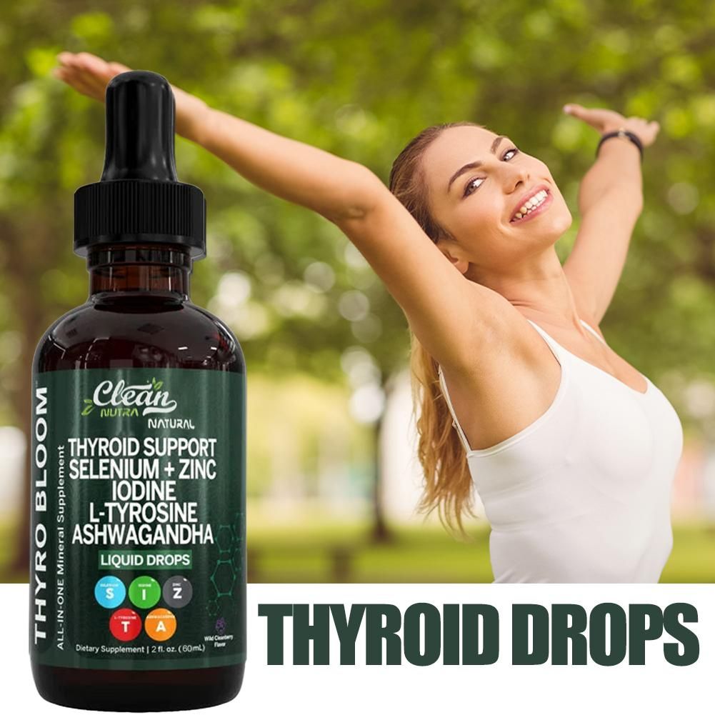 Iodine Drops Supplement - 60ml Supplement Liquid Drops Vitamin B3&D12