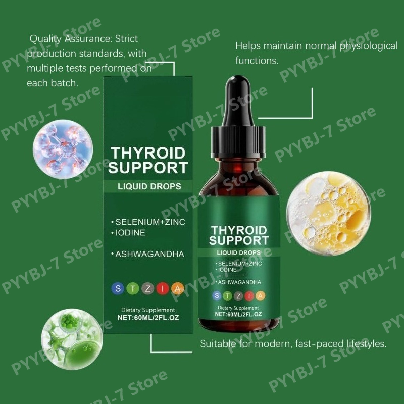 Thyroid Support Liquid Drops f - огляд і ціна Iodine Drops Supplement