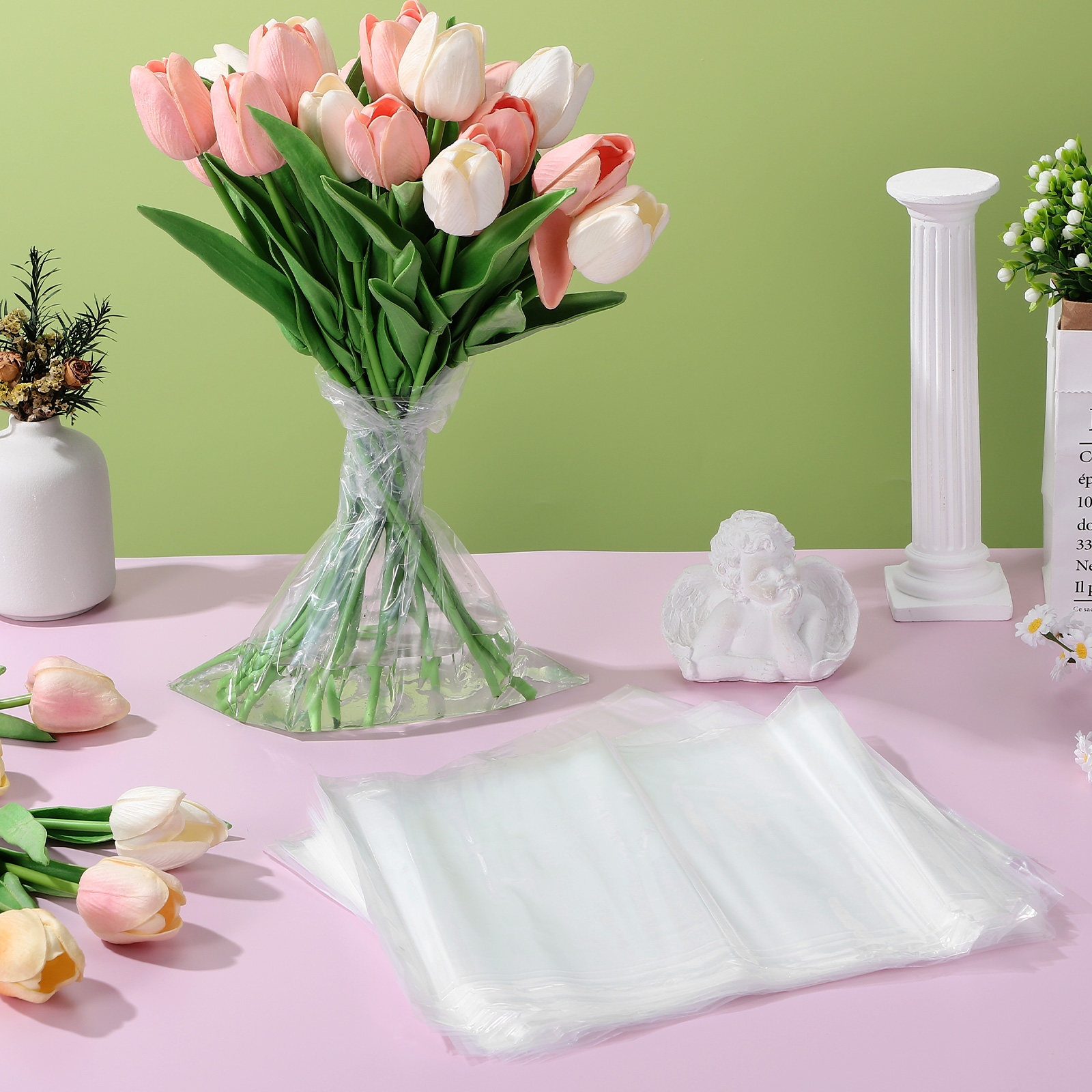 50pcs Flower Bags Plastic Fres - огляд і ціна Nutrition & Fitness Coaching Fulham